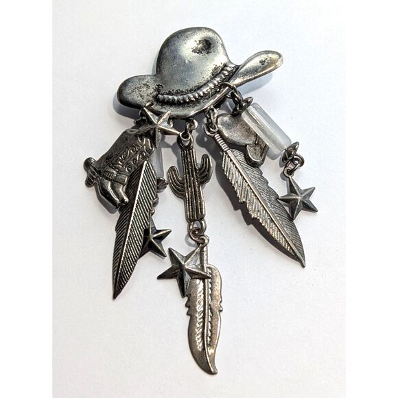 Western Style Silver Tone Button Cover - Picture 15 of 16